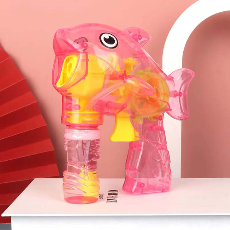 Bubble Machine Portable Rainbow Bubble Machine for Children Automatic Machine Toy for Indoor Bath Time Party Outdoor Yard And