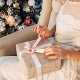 white gift boxes with lids