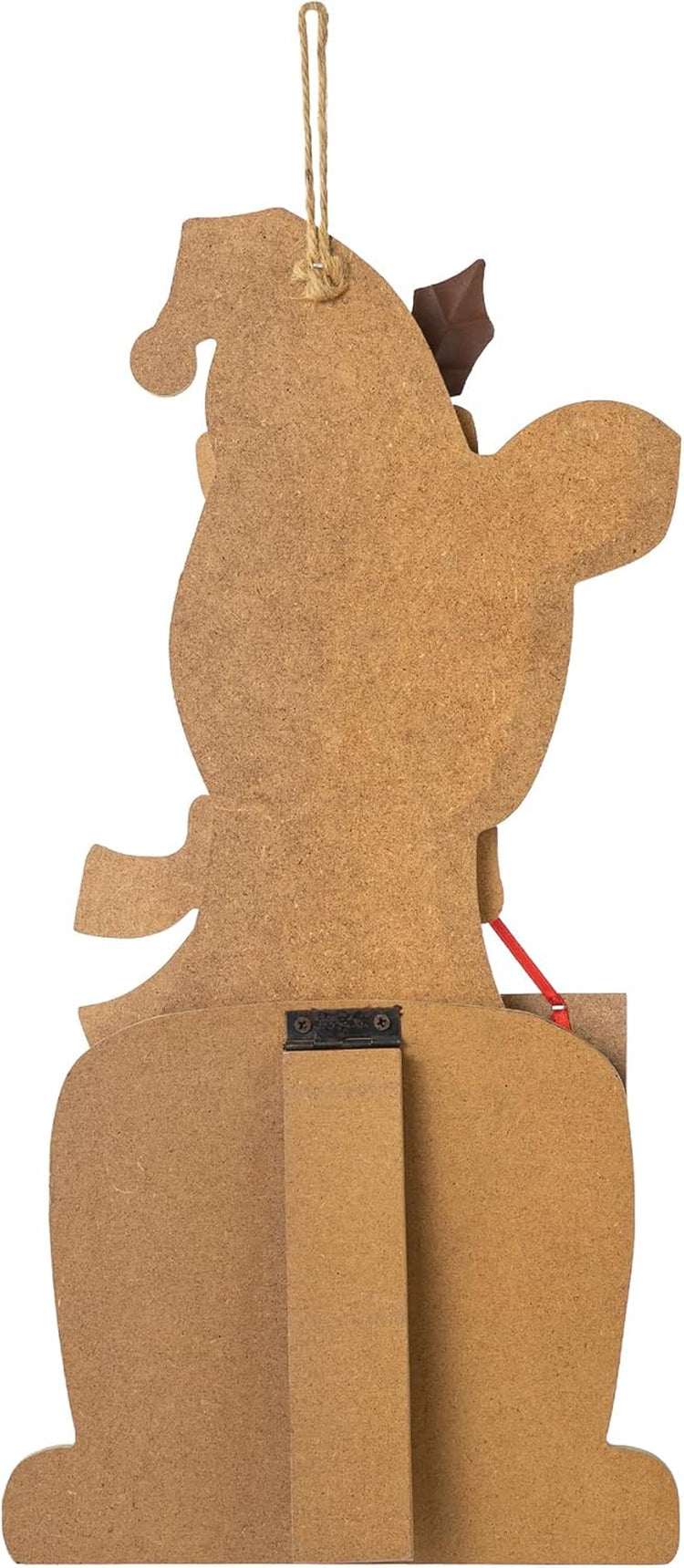 Christmas Boston Terrier Table Decoration 16 Inches Wooden Dog Tabletop Ornament for Christmas Farmhouse Boston Terrier Home Decor Rustic Xmas Desk Decoration