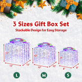 christmas gift box decoration led