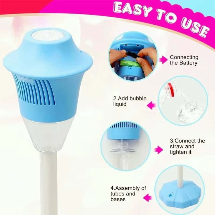 Street Light Bubble Machine Fully Automatic Bubble with Light Birthday Outdoor Wedding Party without Battery Bubble Water