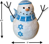 Hanukkah Snowman Figurine – Jewish Winter Decor