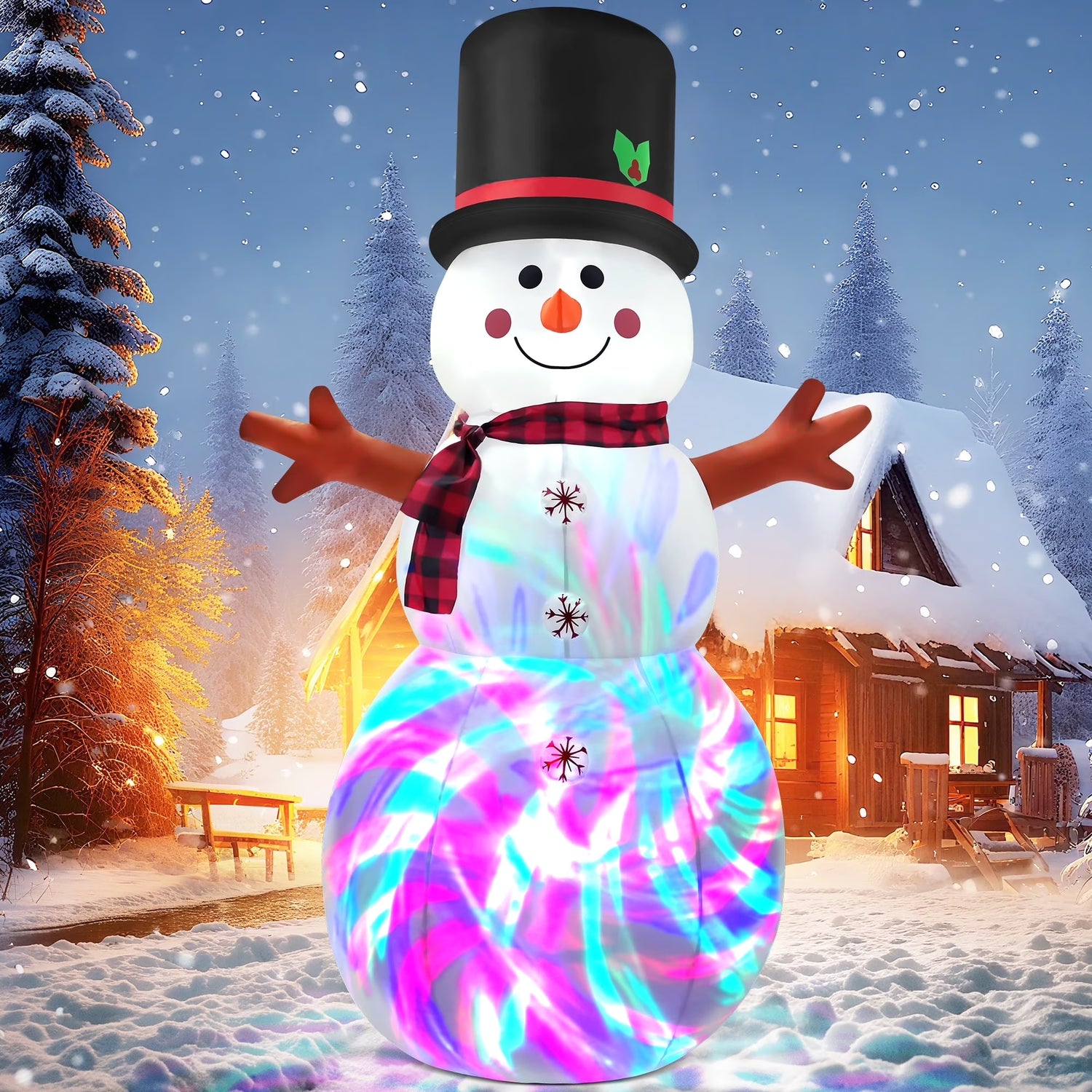 christmas inflatable snowman