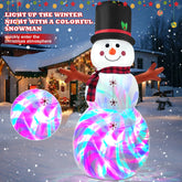 christmas inflatable snowman