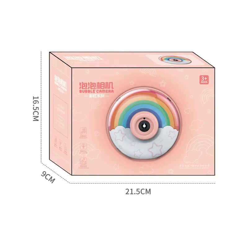 Bubble Machine Portable Rainbow Bubble Machine for Children Automatic Machine Toy for Indoor Bath Time Party Outdoor Yard And