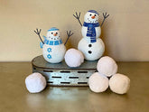 Hanukkah Snowman Figurine – Jewish Winter Decor