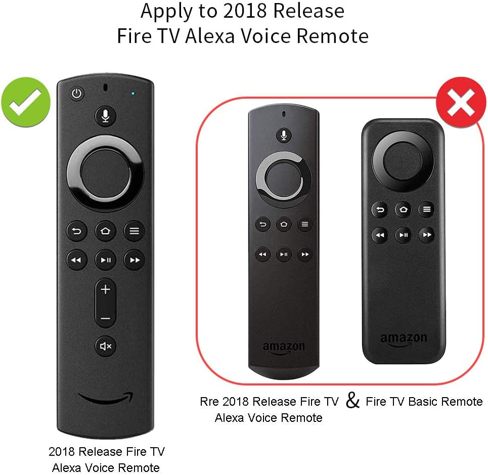 [4 Pack] Remote Cover for Fire TV Stick 4K, Silicone Remote Case Compatible with Fire TV Cube/Fire Tv(3Rd Gen)/All-New 2Nd Gen Alexa Voice Remote Control (Multicolor B)