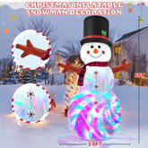 christmas inflatable snowman
